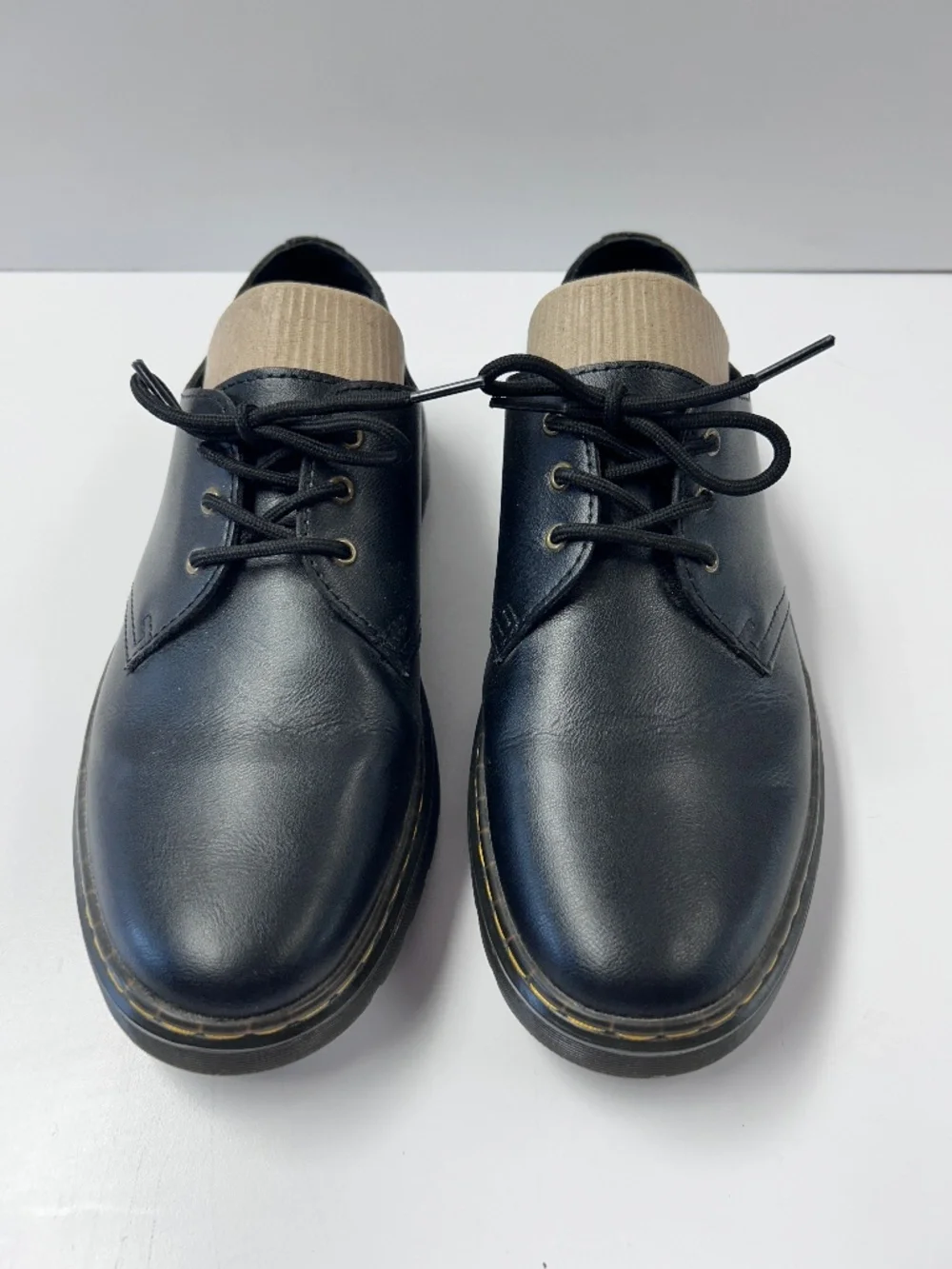Dr. Martens Smooth Black Leather Oxfords Mens US 9 Womens US 10 Zavala Lo Shoes